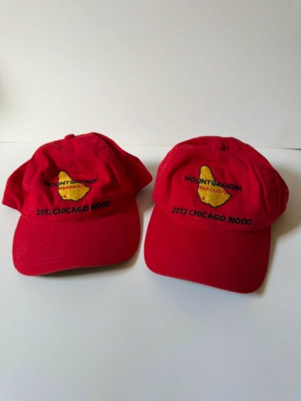 Mount Gay Rum Regatta Red Hats (x2) Chicago NOOD 2012
